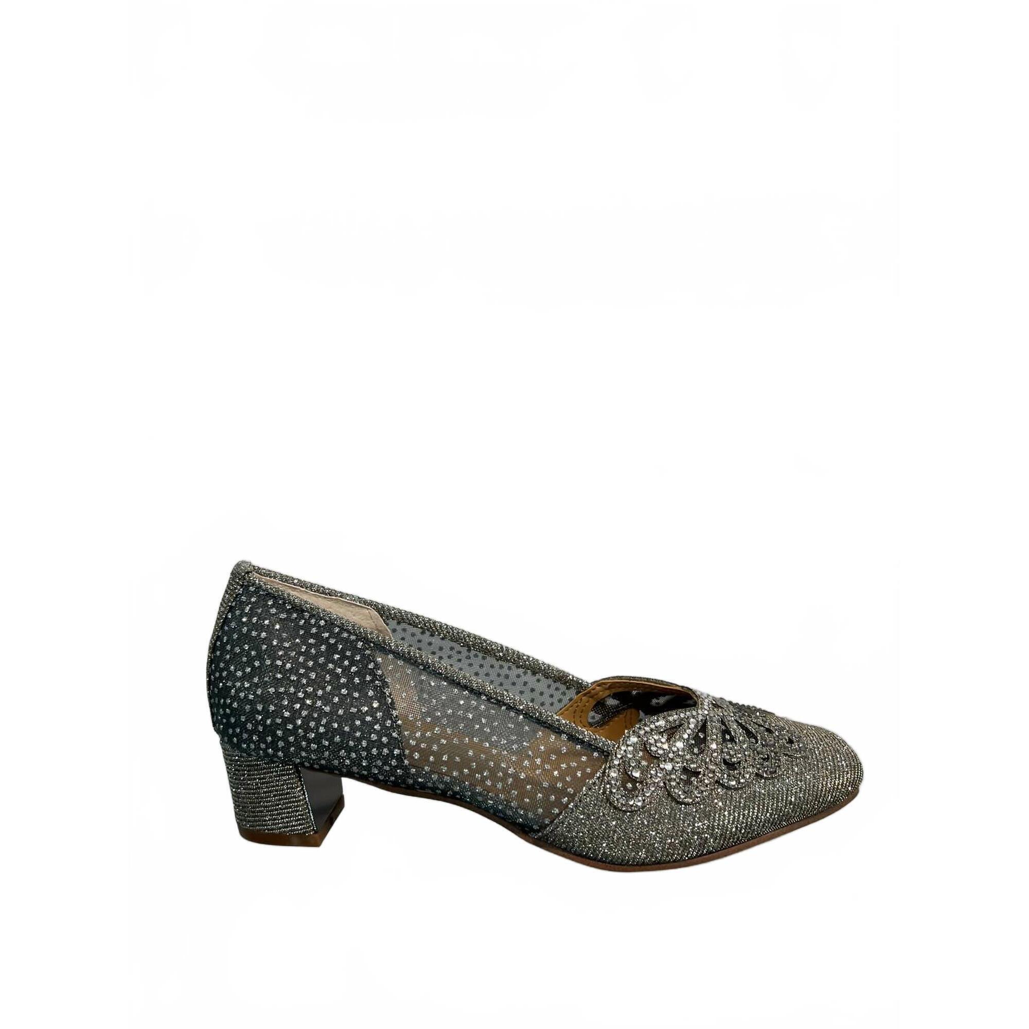 New J. Renee Women's Zofia Dress Heel With Butterfly In Pewter